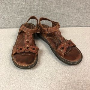 Born Brown Leather Sandals